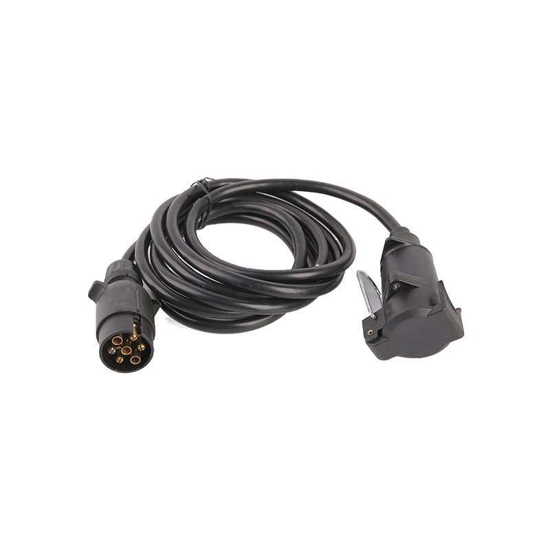Cuộn dây xoắn ốc PU 7 cực đen JH018