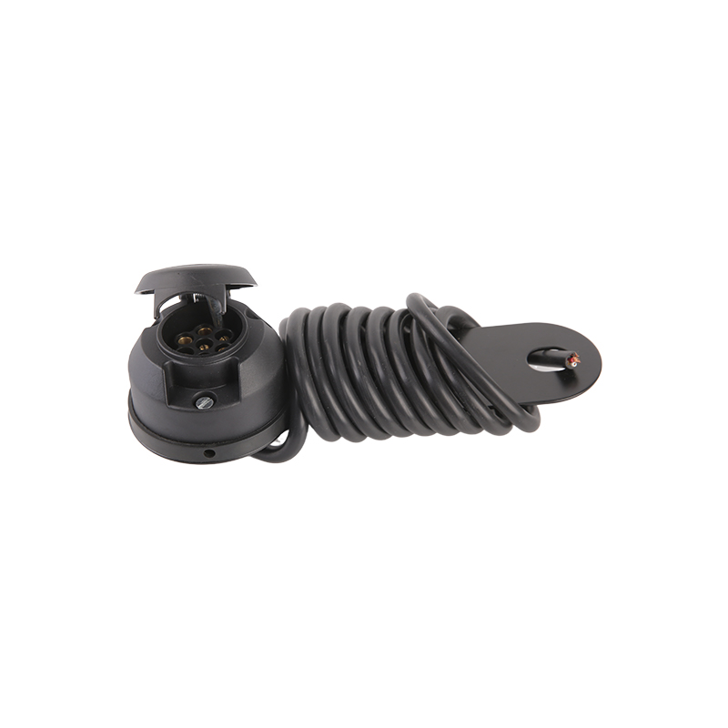 Ổ cắm nhựa 7Pin có tấm kim loại JH010-A