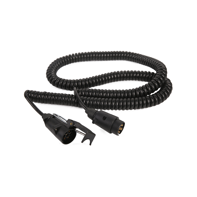Cuộn dây xoắn ốc PU 7 cực đen JH018