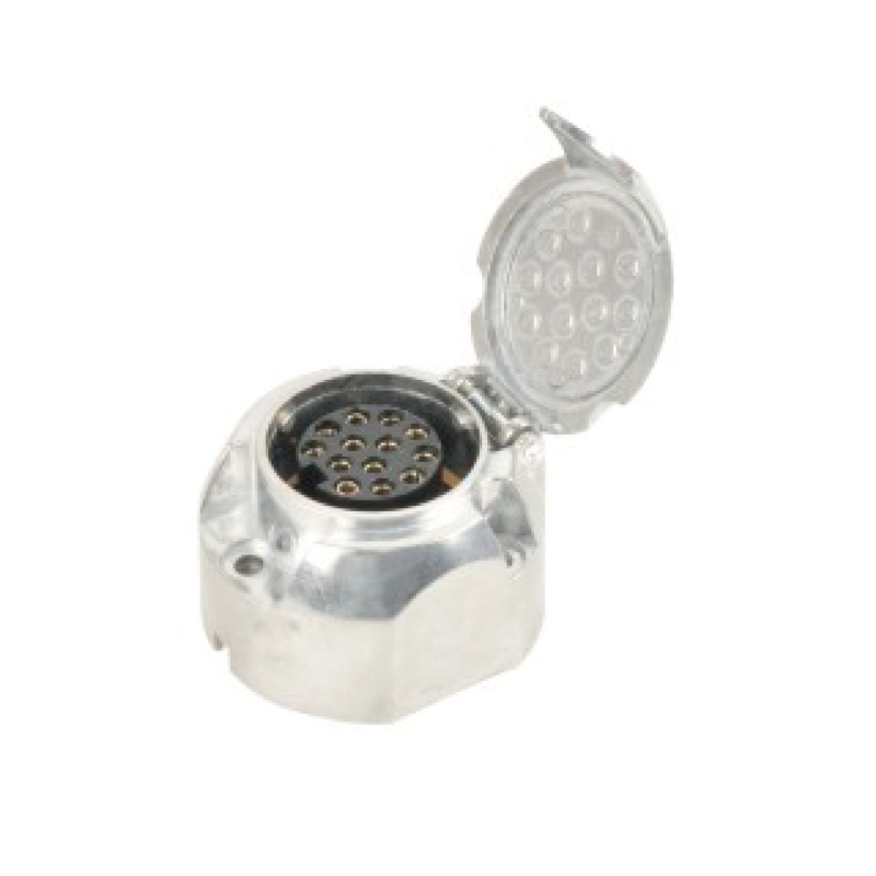Ổ cắm vuông nhôm lớn 13 chân JH007-F