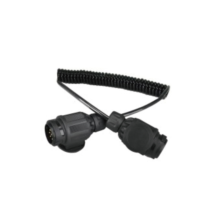 Cuộn dây xoắn ốc PU 7 cực, 2 phích cắm 13 chân, JH008, Chiều dài cáp 1m,2m,3m. .....JH008-D