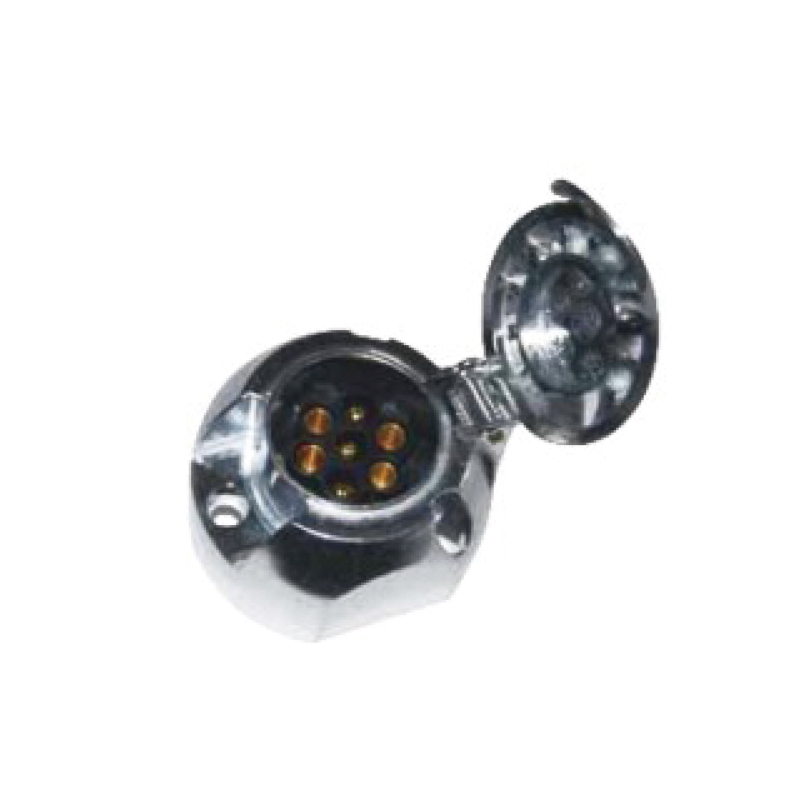 Ổ cắm vuông nhôm lớn 7 chân JH009-C