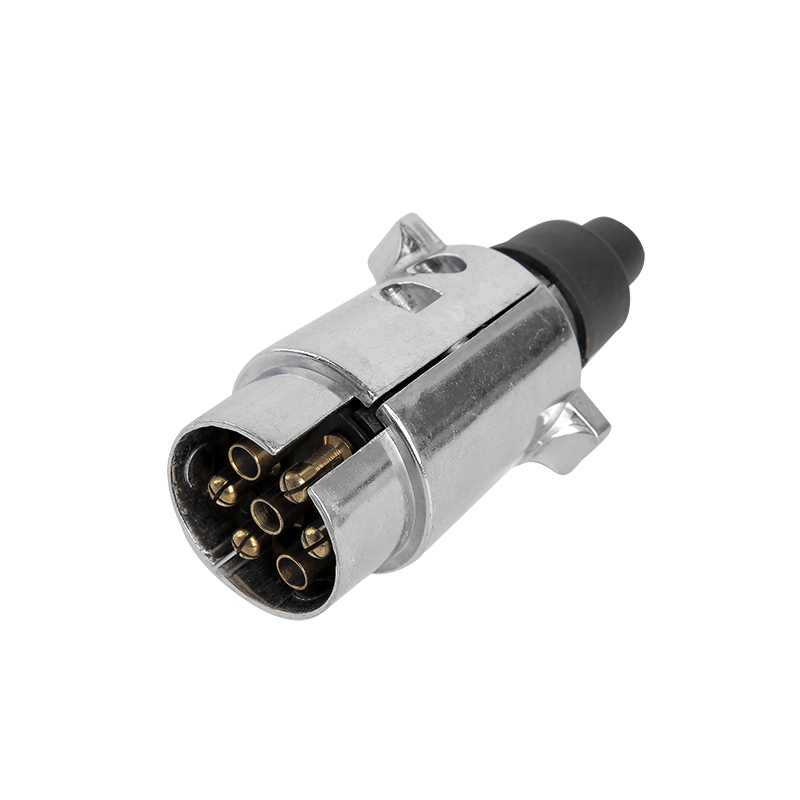 Phích cắm tròn lớn 7 chân kiểu nhôm JH015-A