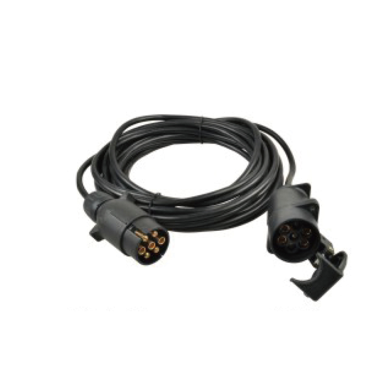Cuộn dây thẳng PVC 7 cực, phích cắm, JH006-A và JH014, chiều dài cáp 1m,2m,3m.....JH022