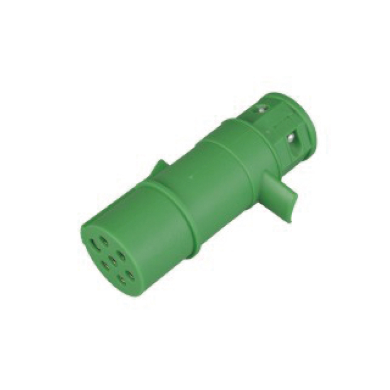 Phích cắm nhựa 24V 7Pin (Xanh) JH080-B