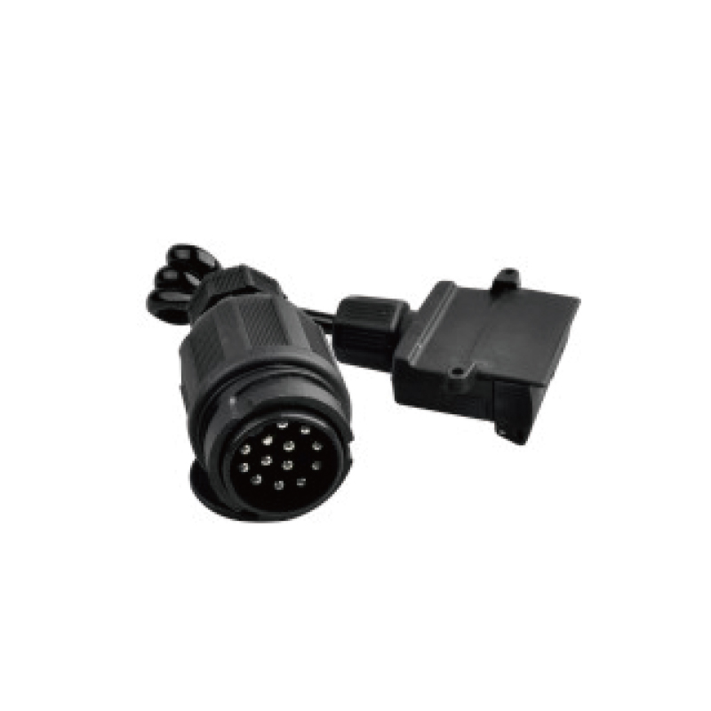 Cuộn dây xoắn ốc PU 7 cực, 1 ổ cắm và 1 phích cắm, JH036,JH008,Chiều dài cáp 1m,2 m,3m.....JH034-A